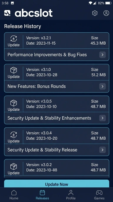 Riwayat Versi abcslot untuk Pengguna Android