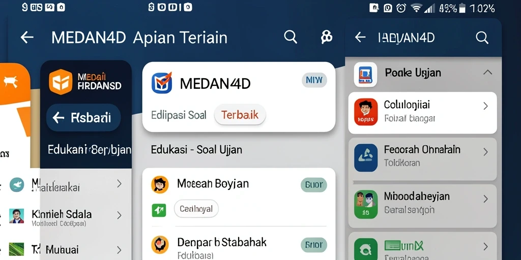 Tampilan antarmuka MEDAN4D yang interaktif dan menarik.
