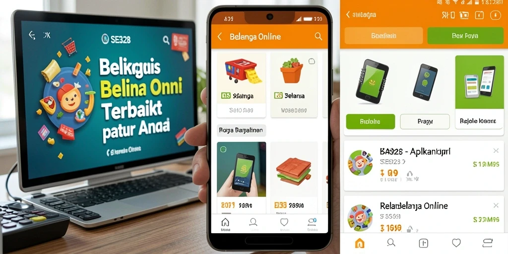 Tampilan antarmuka SE328 untuk belanja online yang ramah pengguna.